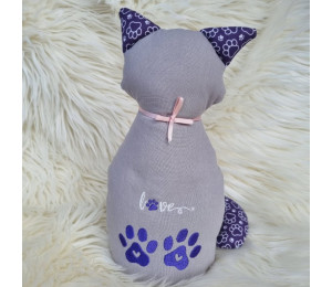 Stickdatei - Pfoten Herzen